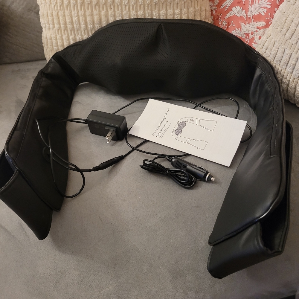 Black deep tissue 3D kneading whole Body massager.